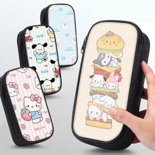 三丽鸥hellokitty库洛米笔袋小学生铅笔盒2026新款超火文具袋初中生笔盒学生文具盒儿童网红爆款女生女孩卡通