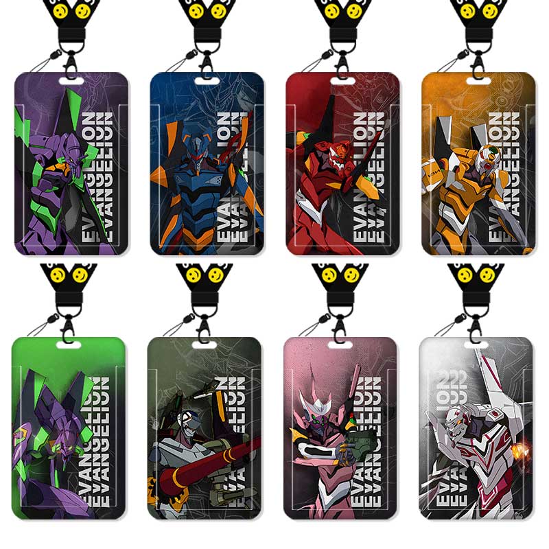 福音战士EVA卡套饭卡校园卡身份证保护套公交卡学生水卡证件小卡片套工作证工牌证件套校牌挂绳二次元初号机