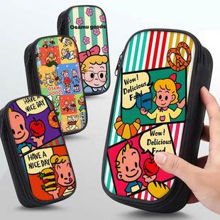 OSAMU GOODS原田治笔袋小学生铅笔盒2025新款超火文具袋初中生笔盒学生文具盒儿童网红爆款男女生女孩女孩款