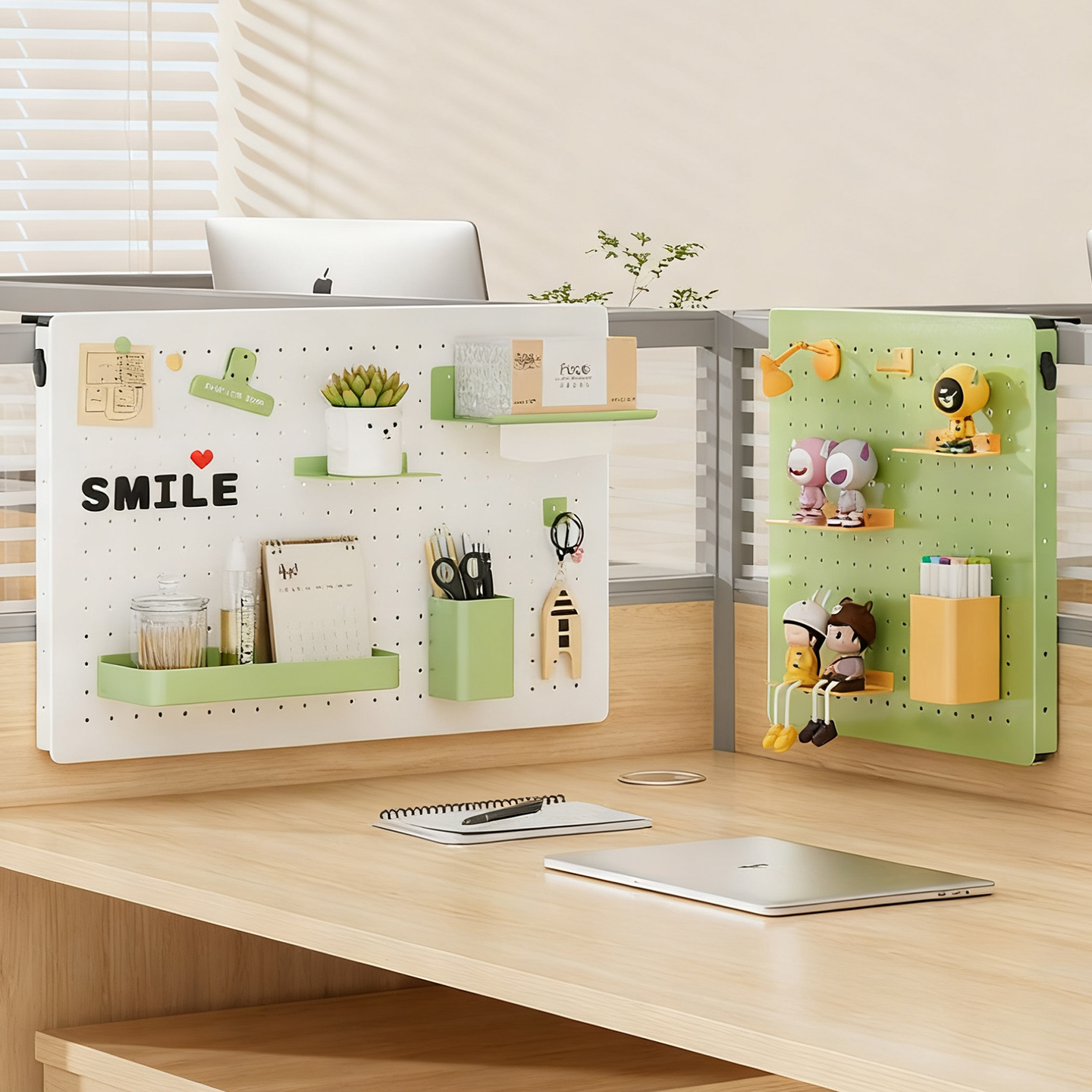 必备定制办公桌洞洞板桌面收纳神器办公室工位好物置物架改造女生