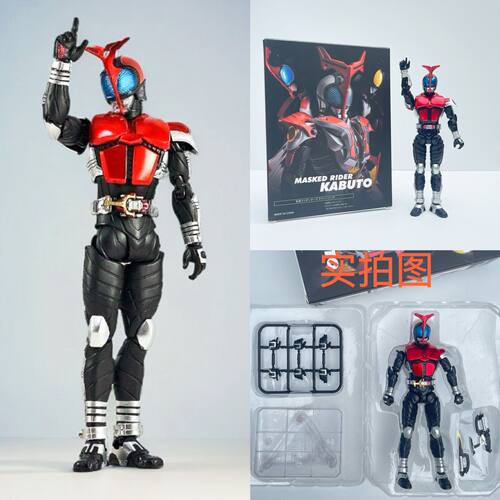 WD假面骑士Kabuto 甲斗王 骑士形态 天道总司 SHF真骨雕超手办