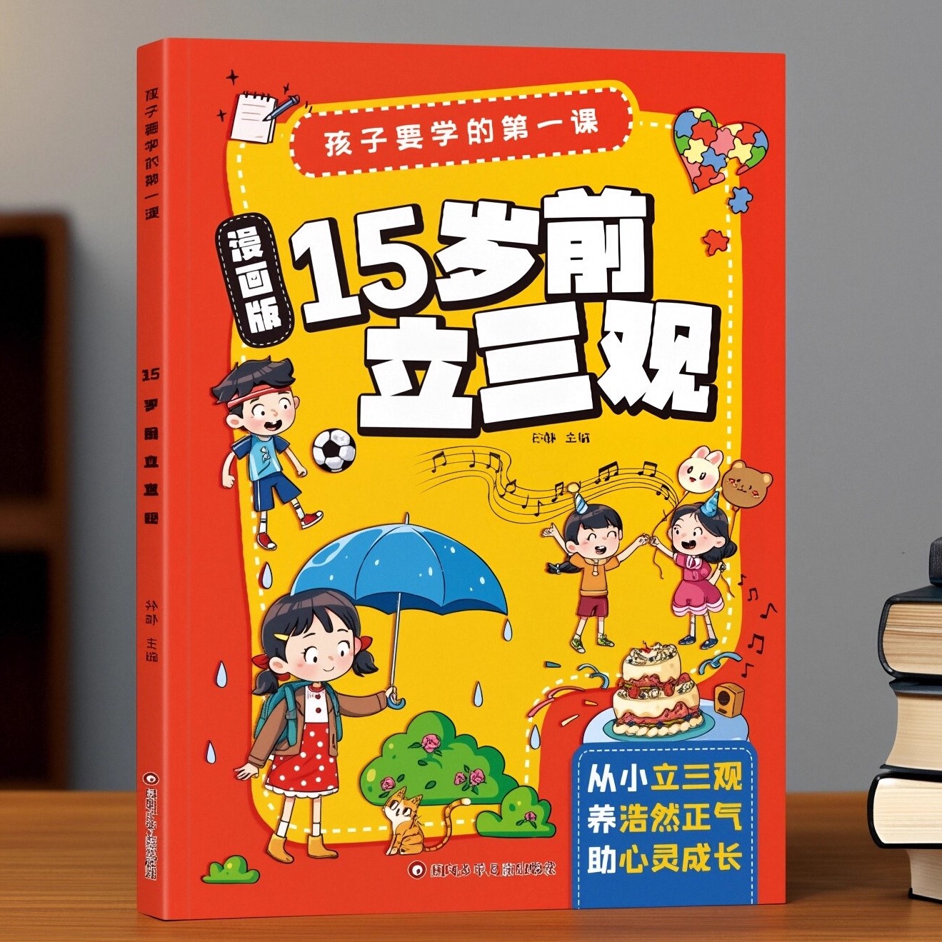 官方正版儿童漫画版15岁前立三观