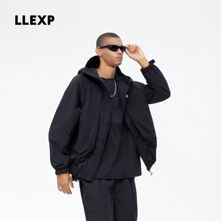 【LLEXP】城市机能休闲夹克2025年秋季新款男士极简防晒服外套