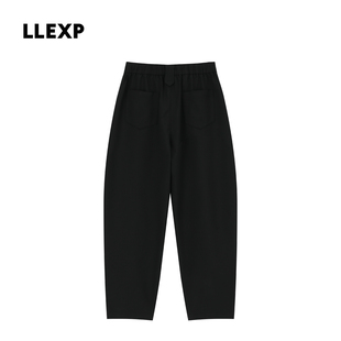 【城市机能】LLEXP科技羊毛裤子2025新款男装立体剪裁宽松休闲裤