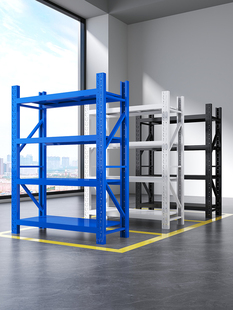 货架多层置物架储物架仓库仓储货架快递家用衣柜角钢铁架超强承重