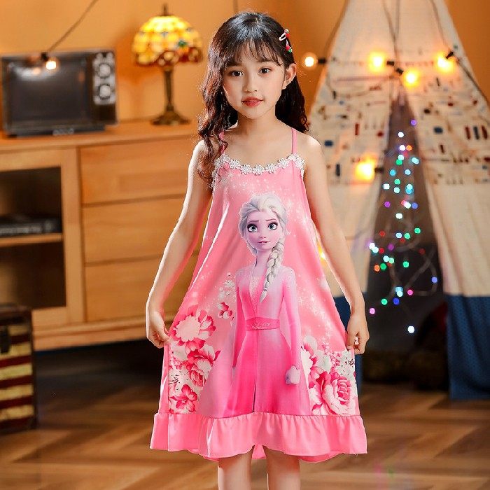 睡裙儿童女童宝宝艾莎爱莎吊带女孩睡衣裙白雪公主连衣裙背心裙,童装/婴儿装/亲子装,家居裙/睡裙,淘宝优惠券,粉丝福利购,淘宝优惠卷