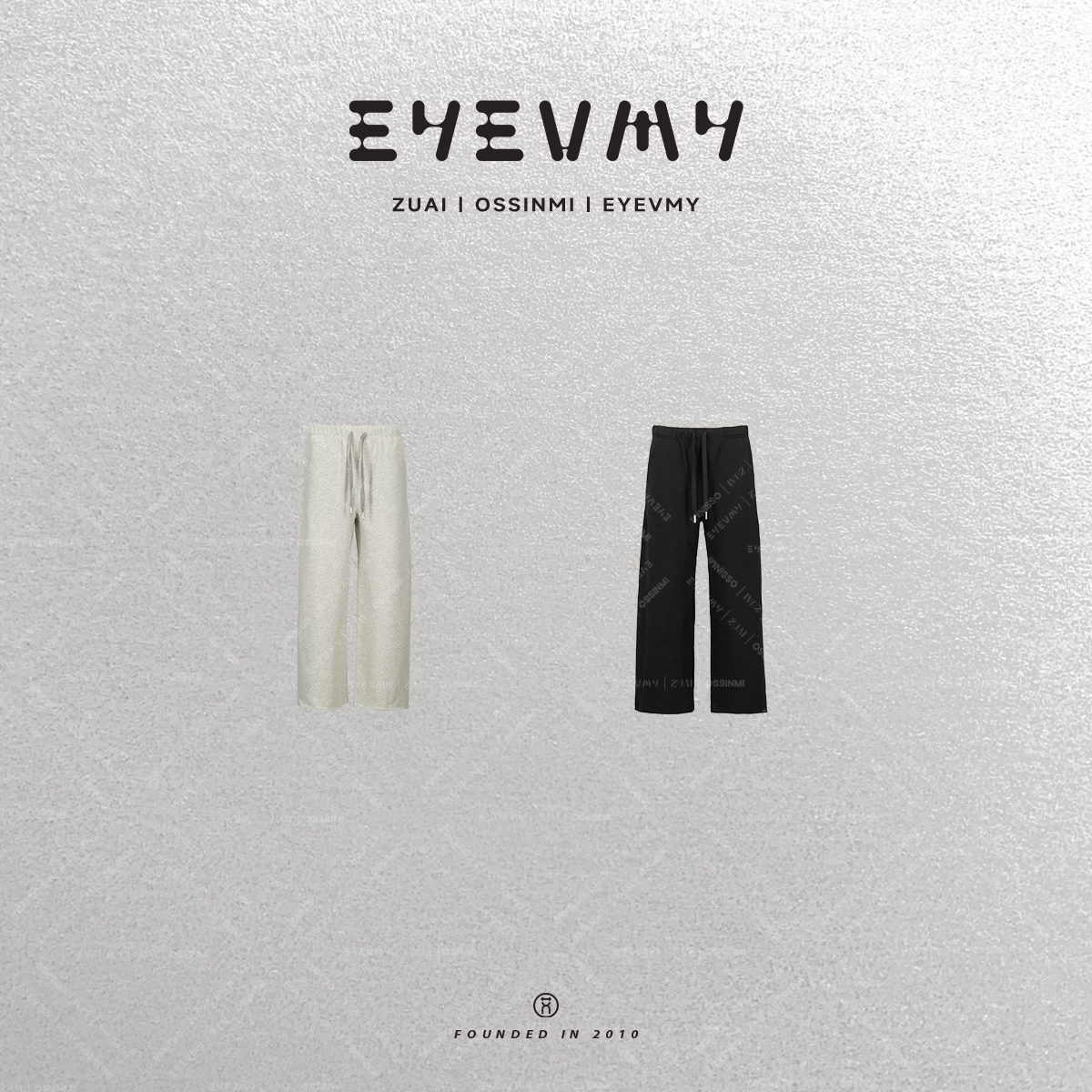 【九分花卷卫裤】加绒卷边抽绳松紧腰阔腿裤WT54UWK003