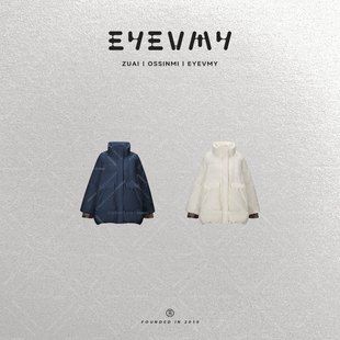 【不拘一格】90白鸭绒中长款大口袋面包服假两件外套WT54OWK050