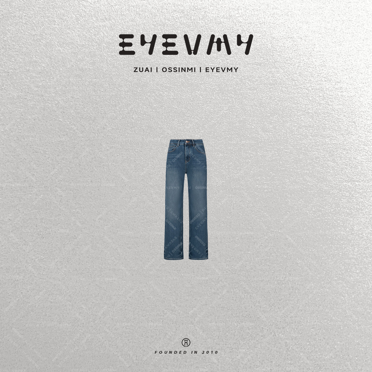 【修胯直筒牛仔裤】进口土耳其工艺完美弹阔腿牛仔裤WT54TSY113