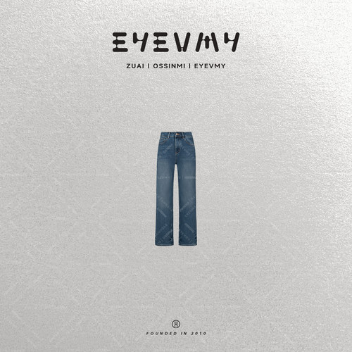 【修胯直筒牛仔裤】进口土耳其工艺完美弹阔腿牛仔裤WT54TSY113