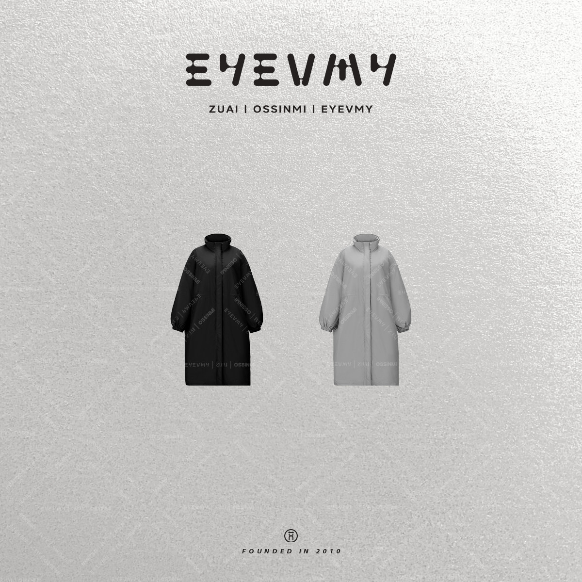 【幻影风衣羽绒服】90白鸭绒立领抽绳收腰长款外套WT54OWK038