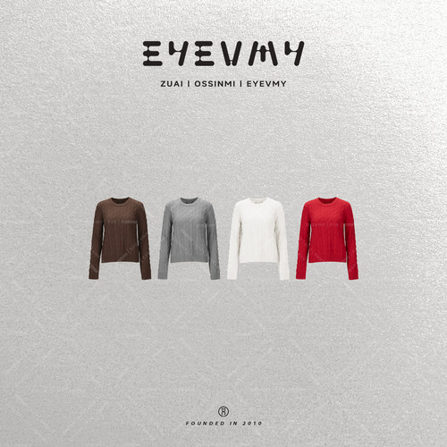 【绞花肌理毛衣】桑蚕丝羊绒绞花百搭宽松慵懒套头针织衫