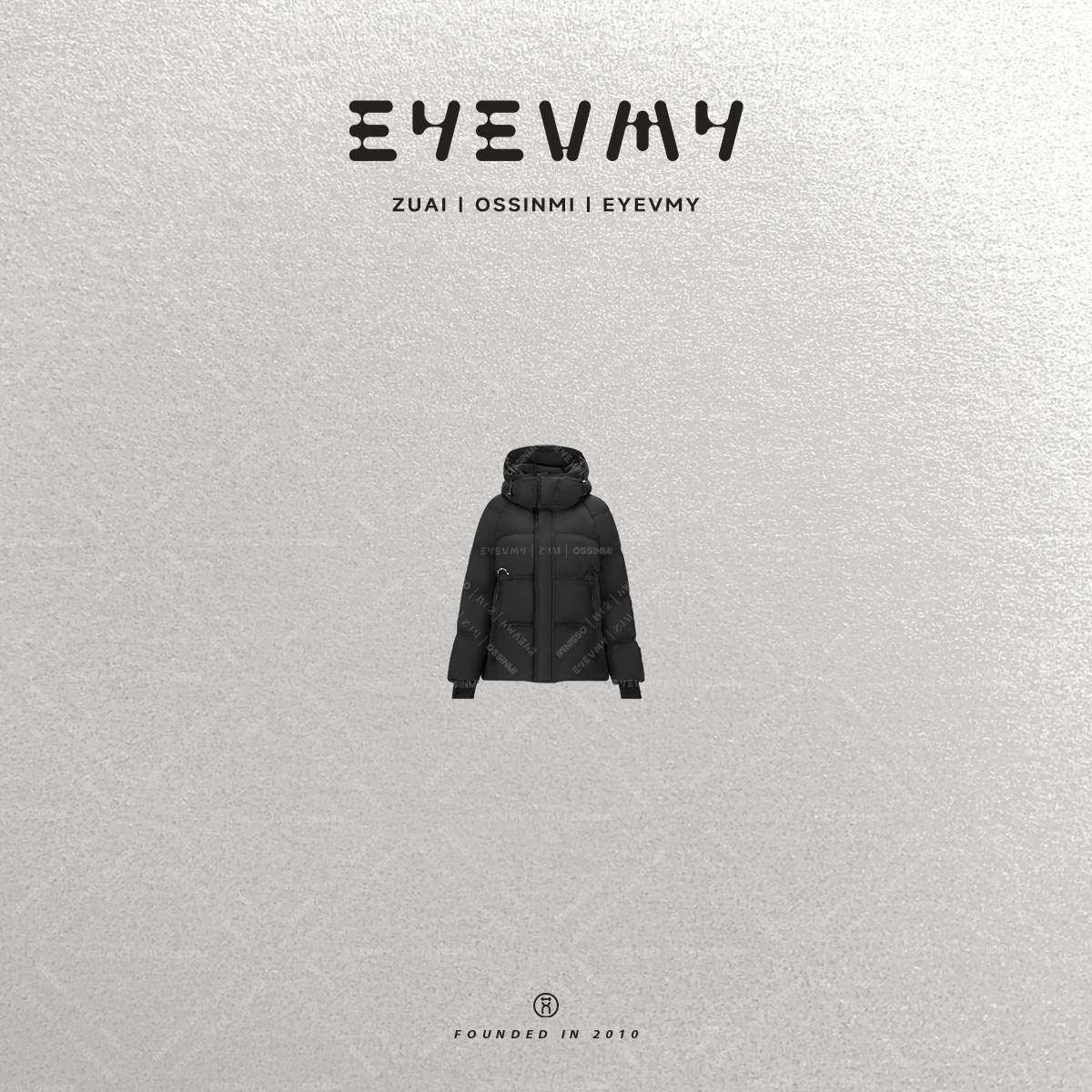 【短黑金5.0】四格抱抱女王短款连帽鹅绒服WT54OYQ339