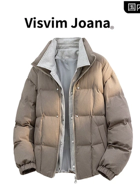品牌现货撤柜】VISVIM JOANA立领假两件羽绒服男加厚大码保暖外套