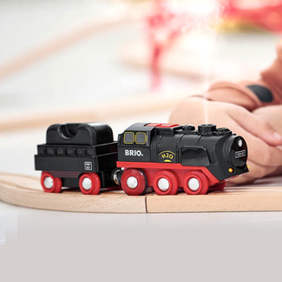 BRIO火车轨道智能发声电动火车复古仿真益智玩具3岁 场景扩展