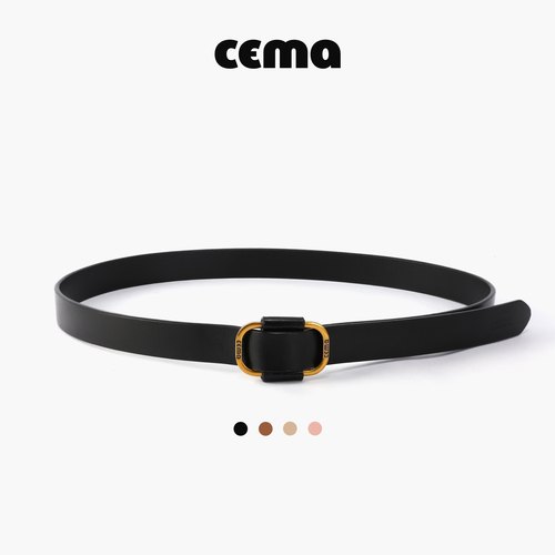 CEMA无孔复古时尚休闲腰带