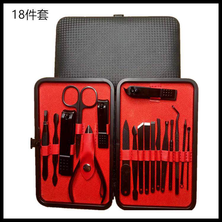 土豪金修剪指甲刀套装家用不锈钢指甲钳炎甲沟专用修脚刀美甲工具