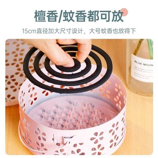 家用艾草蚊香底座线香托盘香薰炉室内防火蚊香炉檀香盘沉香小炉子