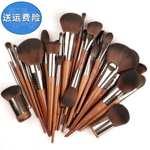 Get巨好用化妆刷 M家124散粉刷234鼻影刷174眉刷128散粉刷榉木柄