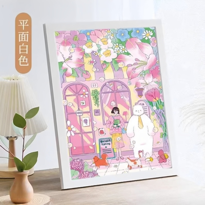 实木拼图相框500片可挂墙