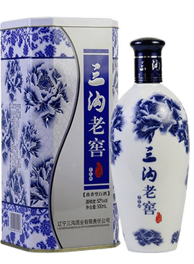 三沟青花韵52度纯粮酿造500ml
