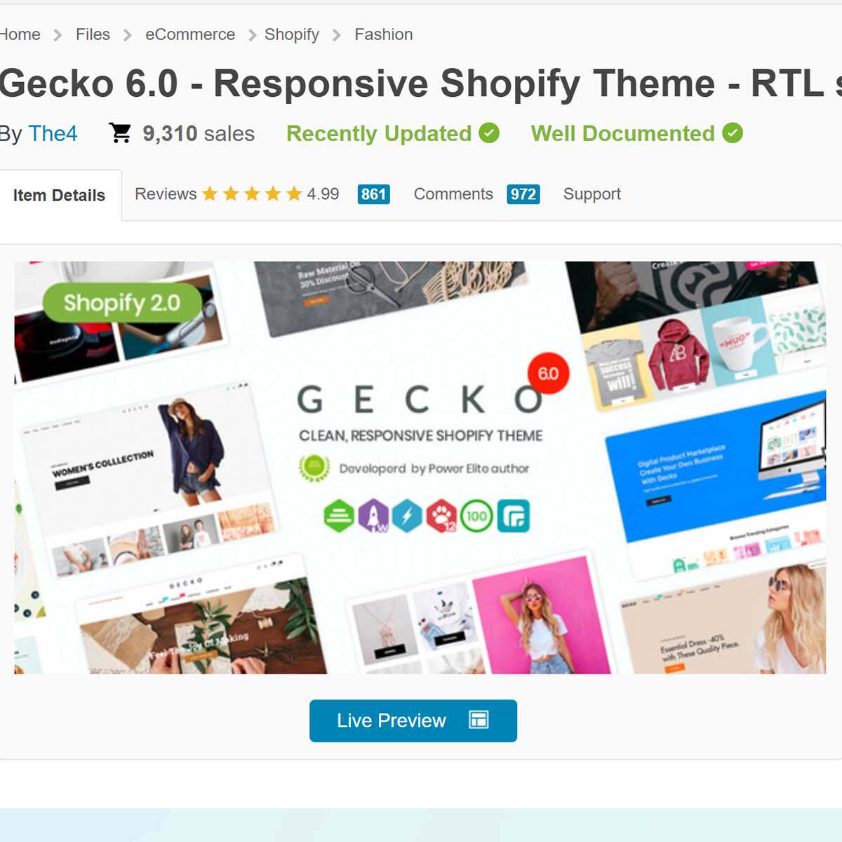 服装服饰珠宝首饰美容化妆品电子产品Gecko Shopify主题模版6.2.3