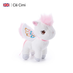 CiliCimi新年礼物女马年吉祥物小马驹玩偶摆件毛绒玩具布娃娃公仔