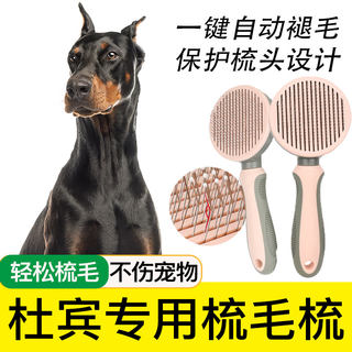 杜宾专用按摩梳子宠物狗狗中大型犬狗刷子梳毛刷去浮毛神器用品