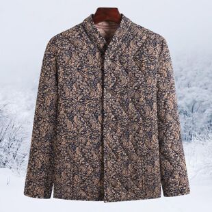 妈妈秋装小棉袄奶奶加肥加大码棉服外套中老年女秋冬装轻薄小棉衣