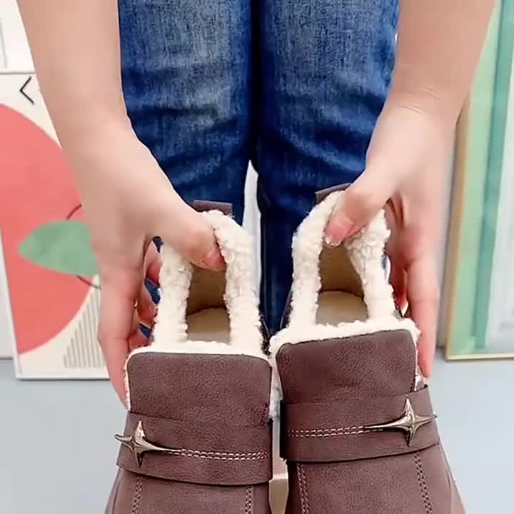 冬季新款加厚防水女棉靴