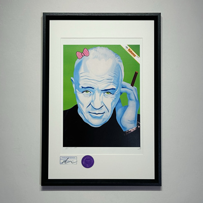 S5H正品限量版画 无雪茄不生活 Anthony Hopkins 家居挂画装饰画