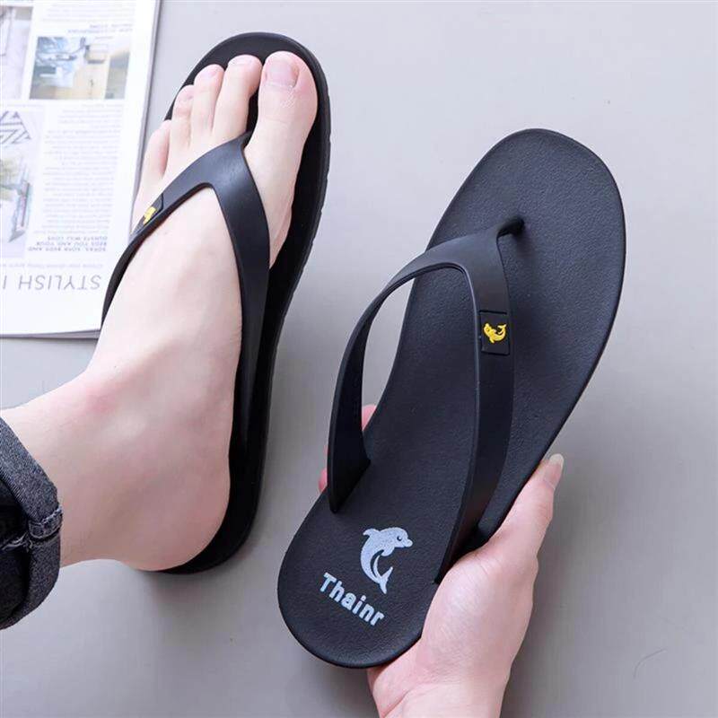 安诺然精选1橡胶人字拖防水耐磨男鞋进口轮胎底家居沙滩外穿防滑