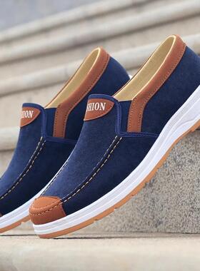 【JAKE CAVO透气布鞋休闲鞋老北京布鞋舒适防滑帆布鞋男