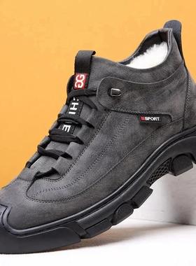 ROAD JASON鞋服旗n舰e男冬季高档棉鞋防寒防滑保暖加绒加厚爸爸鞋