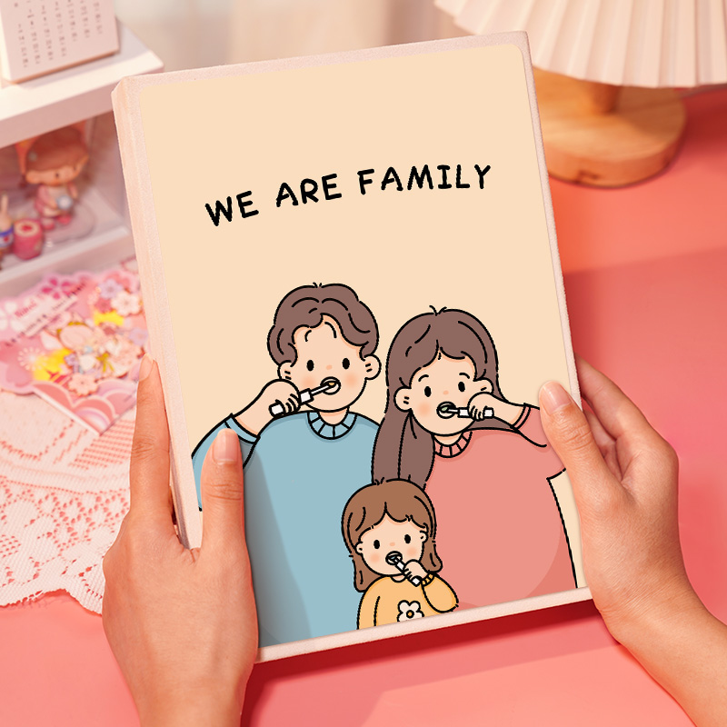 一家人大容量家庭回忆照片纪念册6寸5插页式小相册本儿童宝宝照片