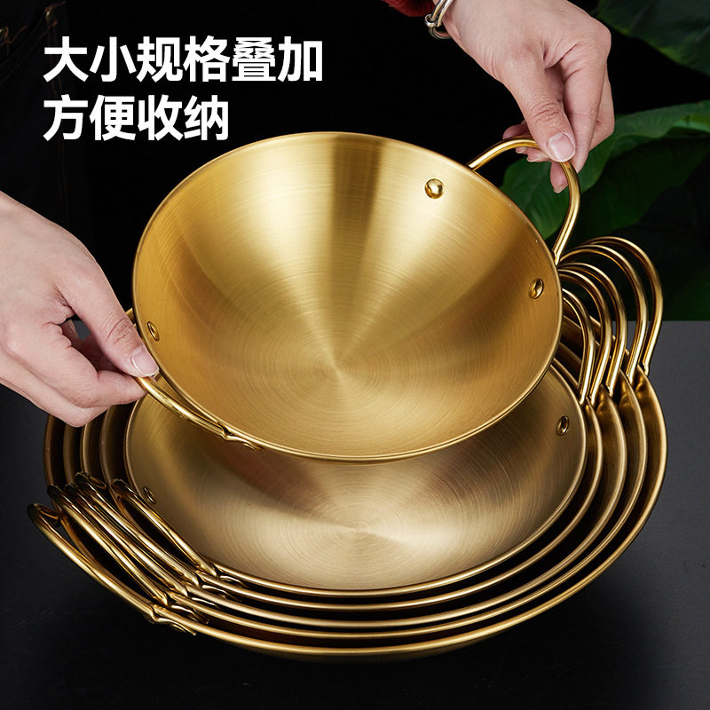 不锈钢锅仔干锅海鲜炒锅