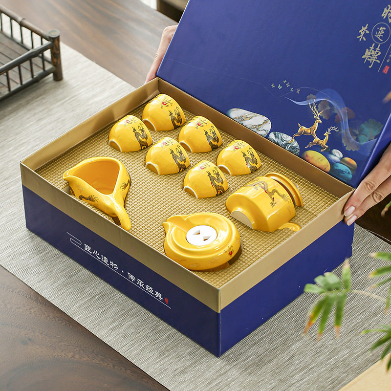 懒人功夫茶具自动套装时