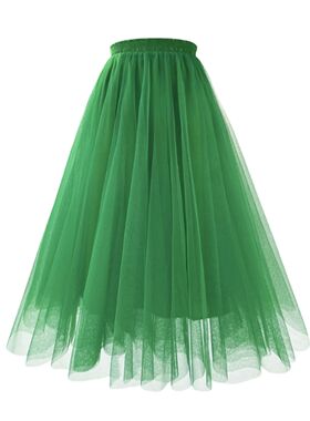 High waist slimming mesh skirt for women高腰显瘦网纱半身裙女