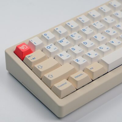KBDiy GMK豆奶主题键帽韩语布局热升华工艺PBT原厂高度机械键盘87