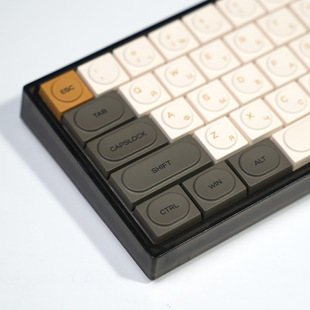 KBDiy 微光积木键帽俄语布局PBT热升华工艺机械键盘矮轴磁轴75 98