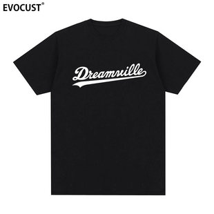 复古潮 T恤嘻哈Dreamville字母说唱男女街头Tee美式 科尔J Cole短袖