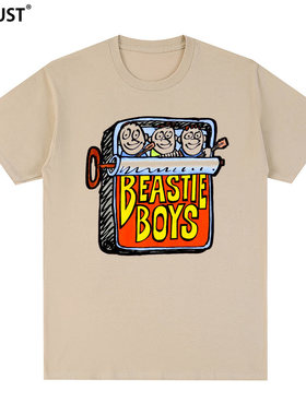Beastie Boys短袖T恤野兽男孩摇滚乐队Hello Nasty朋克男女硬核潮