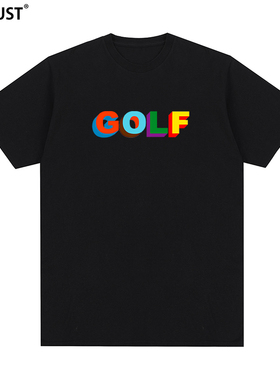 Golf Wang圆领T恤Tyler The Creator短袖嘻哈宽松复古美式棉半袖