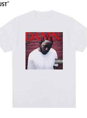 DAMN短袖T恤Kendrick Lamar嘻哈肯德里克拉马尔hip hop男女Tee潮