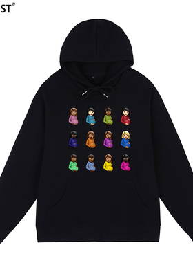 Drake公鸭Certified Lover Boy连帽卫衣CLB嘻哈Hoodie帽衫男女潮