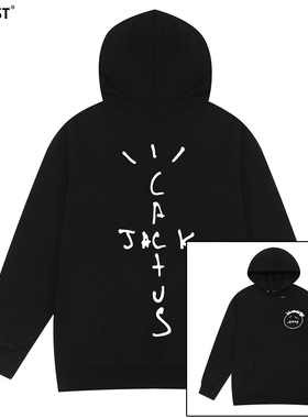 Travis Scott Jack cactus嘻哈潮牌hip hop饶舌ins街头连帽卫衣