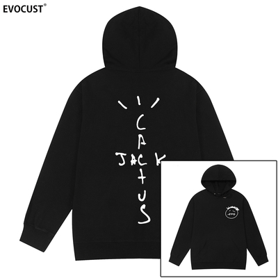 Travis Scott Jack cactus嘻哈潮牌hip hop饶舌ins街头连帽卫衣