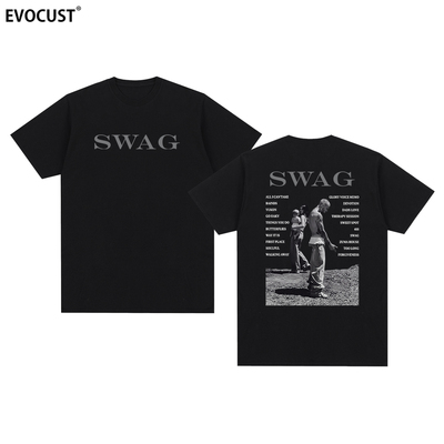 贾斯汀比伯Justin Bieber嘻哈baby潮牌swag短袖T恤男女专辑