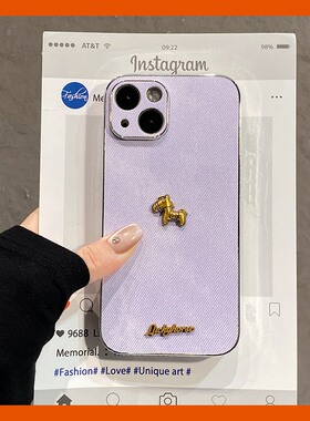 2026马年金属小马适用oppok13turbo手机壳k12plus新年k11x橙色k10pro立体k9s卡通r17简约r15牛仔纹oppo硅胶软