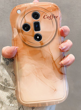 橙色晕染渐变适用oppofindx7ultra手机壳findx6pro简约5小众x3硅胶k5软壳k11x韩系k10个性k9s创意k7新款oppo